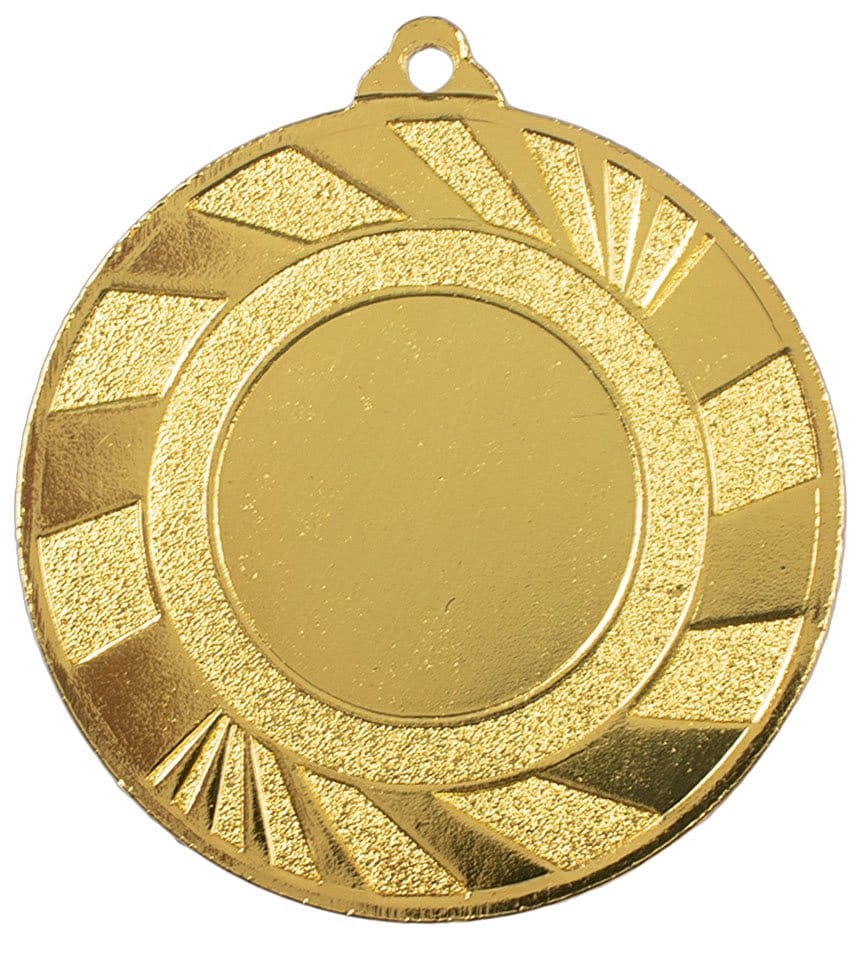 Medalla deportiva EUME en acabado oro