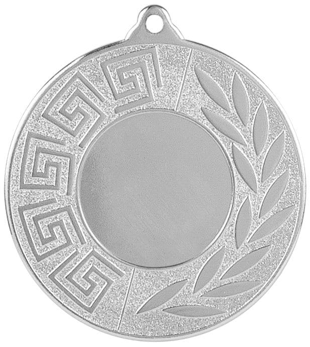 Medalla deportiva LOIBA en acabado plata