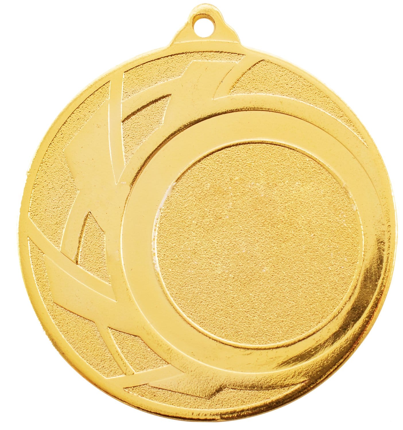 Medalla deportiva ONS en acabado oro
