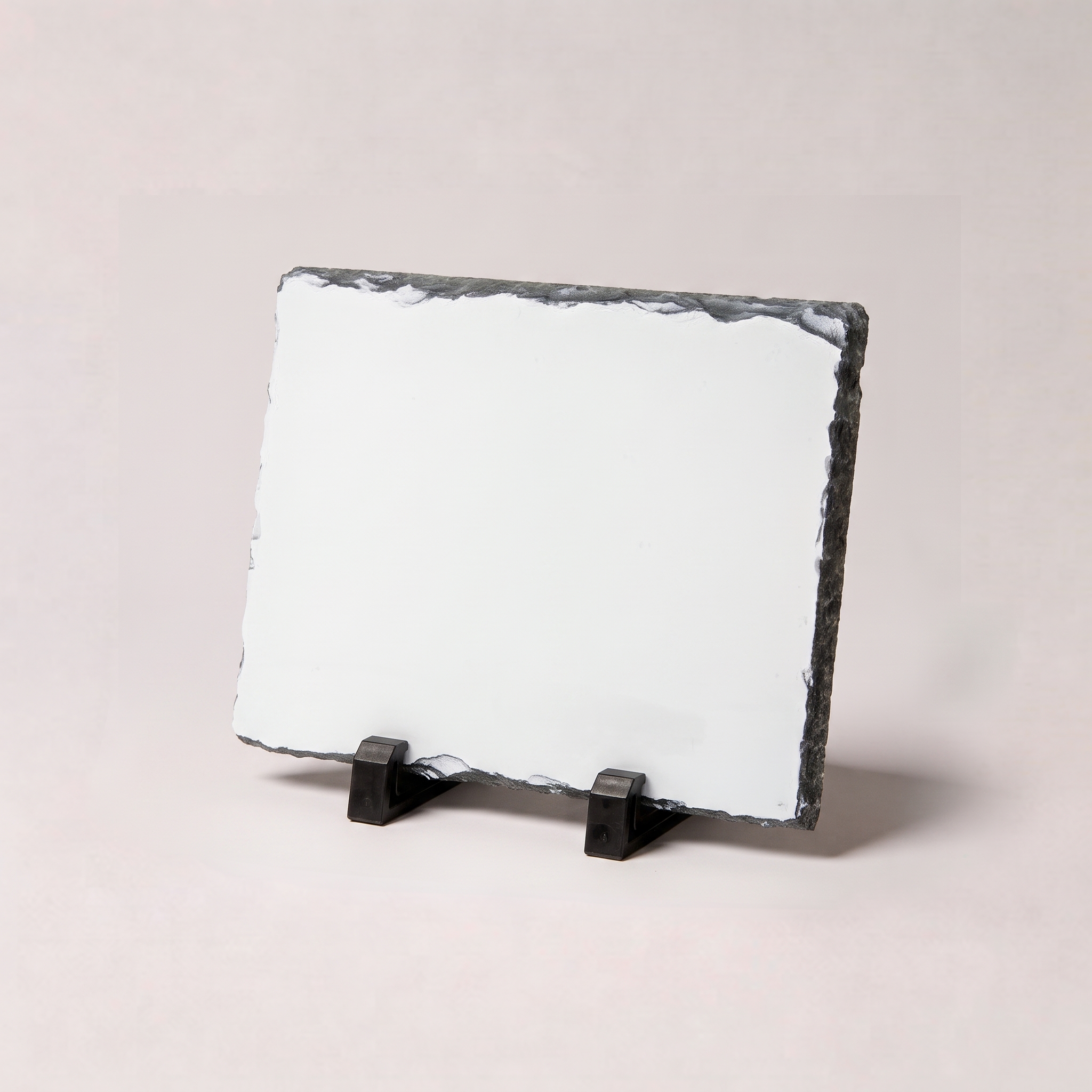 Placa homenaje BALTEIRO de pizarra con soporte, personalizable por sublimación